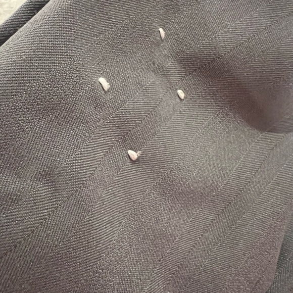 Vintage Bonelli Suit Size 40L 2 Piece Pants Blazer Blue Double Breasted Mens - Picture 5 of 11